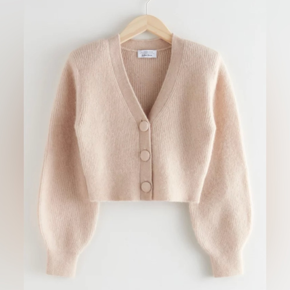 & Other Stories Alpaca Blend Cardigan